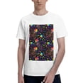 thumbnail image 1 of Bingfone Rainbow Jellyfishes Men'S Loose Fit Short-Sleeve Pocket T-Shirt, 1 of 7