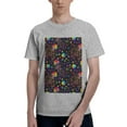 thumbnail image 1 of Bingfone Rainbow Jellyfishes Men'S Loose Fit Short-Sleeve Pocket T-Shirt, 1 of 7