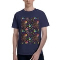 thumbnail image 1 of Bingfone Rainbow Jellyfishes Men'S Loose Fit Short-Sleeve Pocket T-Shirt, 1 of 7