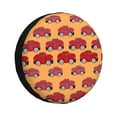 thumbnail image 1 of Bingfone Red Cars Spare Tire Cover Weatherproof Universal Wheel Protectors For Rv Camper Travel Trailer Suv Truck 17 Inch, 1 of 9