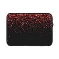 thumbnail image 1 of Bingfone Red Glitter1 Laptop Sleeve Case 15 Inch, 360° Protective Computer Carrying Bag, 1 of 9
