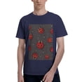thumbnail image 1 of Bingfone Red Ladybugs Men'S Loose Fit Short-Sleeve Pocket T-Shirt, 1 of 7