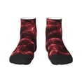 thumbnail image 1 of Bingfone Red Line Design Patterned Men'S Women'S Casual Cotton Socks, 1 of 9