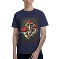 thumbnail image 1 of Bingfone Red Mushrooms Men'S Loose Fit Short-Sleeve Pocket T-Shirt, 1 of 7