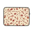 thumbnail image 1 of Bingfone Red Wine Laptop Sleeve Case 13 Inch, 360° Protective Computer Carrying Bag, 1 of 9