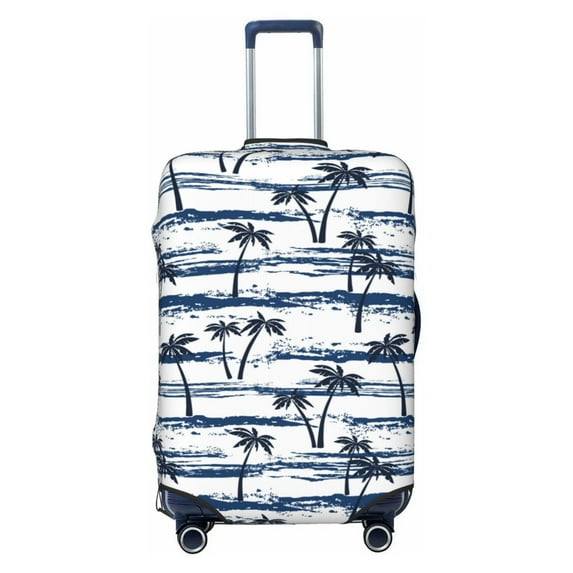 Bingfone Retro Coconut Tree Luggage Cover Washable Suitcase Cover Protector Anti-scratch Suitcase cover Fits 18-32 Inch Luggage