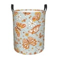 thumbnail image 1 of Bingfone Retro Floral Butterfly Waterproof Foldable Laundry Hamper Bucket With Handles For Storage Bin,Clothes Hamper (Medium), 1 of 8