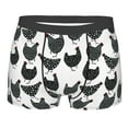 thumbnail image 1 of Bingfone Retro Rooster Men's Underwear - Casual Stretch Boxer Briefs-Large, 1 of 7