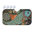 thumbnail image 1 of Bingfone Rich Fish Car Windshield Sunshade,Sun Foldable Sun Shield Sun Visor For Car - Medium, 1 of 8