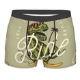 thumbnail image 1 of Bingfone Ride The Wave Dinosaur Surfer In Sunglasses Vintage Surfing Men'S Underwear - Casual Stretch Boxer Briefs-Small, 1 of 9