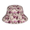 thumbnail image 1 of Bingfone Rose Flowers Bucket Hat for Men Women,Packable Reversible Printed Sun Hats,Fisherman Outdoor Travel Hiking Beach Caps, 1 of 7