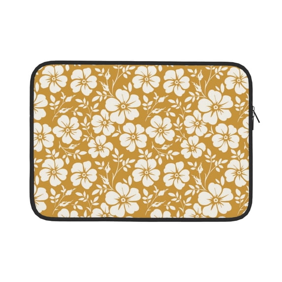 Bingfone Rose Flowers Laptop Sleeve Case 15 inch , 360° Protective Computer Carrying Bag