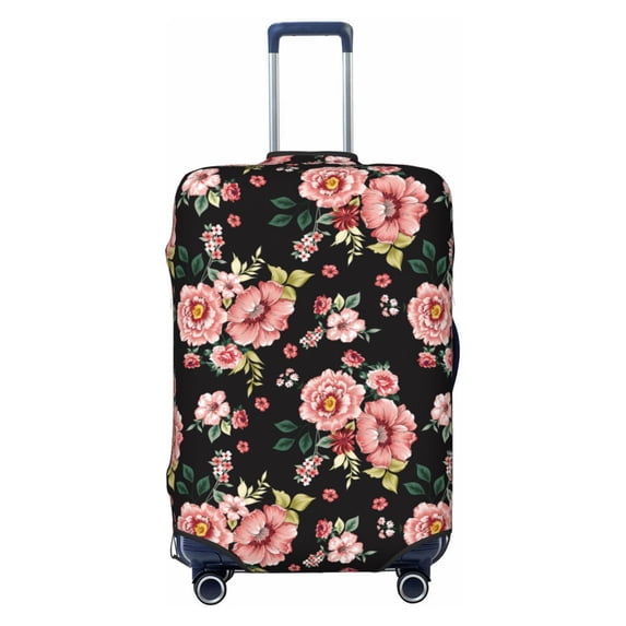 Bingfone Rose Flowers Luggage Cover Washable Suitcase Cover Protector Anti-scratch Suitcase cover Fits 18-32 Inch Luggage