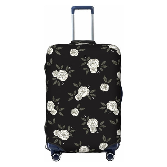 Bingfone Rose Flowers Luggage Cover Washable Suitcase Cover Protector Anti-scratch Suitcase cover Fits 18-32 Inch Luggage