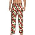 thumbnail image 1 of Bingfone Rose Flowers Mens All Over Print Sleep Pajama Pants-Medium, 1 of 5