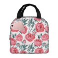 thumbnail image 1 of Bingfone Rose Flowers Print Lunch Bag Insulated Lunch Box, Small Leakproof Cooler Food Lunch Containers Reusable High Capacity Lunch Tote Bags for Work, Travel, Outdoor, 1 of 5