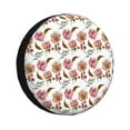 thumbnail image 1 of Bingfone Rose Flowers Spare Tire Cover Weatherproof Universal Wheel Protectors for RV Camper Travel Trailer SUV Truck-16 inch, 1 of 8