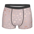 thumbnail image 1 of Bingfone Rose Gold Abstract Spots 1 Men's Underwear - Casual Stretch Boxer Briefs-Large, 1 of 7