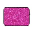 thumbnail image 1 of Bingfone Rose Red Glitter Laptop Sleeve Case 13 Inch, 360° Protective Computer Carrying Bag, 1 of 9