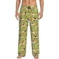 thumbnail image 1 of Bingfone Running Beagle Mens All Over Print Sleep Pajama Pants-Medium, 1 of 6