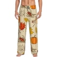 thumbnail image 1 of Bingfone Rustic Harvest Time Mens All Over Print Sleep Pajama Pants-Large, 1 of 5