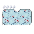 thumbnail image 1 of Bingfone Sailboats Anchors Car Windshield Sunshade,Sun Foldable Sun Shield Sun Visor For Car - Small, 1 of 8