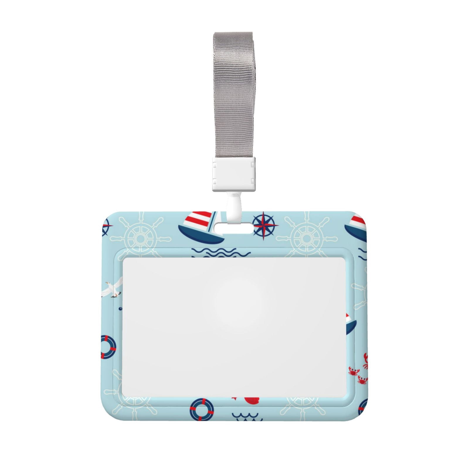 Bingfone Sailboats Anchors Card Badge Holder,for Girls Girly Women 4 x ...