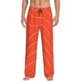 thumbnail image 1 of Bingfone Salmon Fish Meat Mens All Over Print Sleep Pajama Pants-Small, 1 of 5