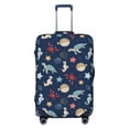 thumbnail image 1 of Bingfone Sea Creatures Luggage Cover Washable Suitcase Cover Protector Anti-scratch Suitcase cover Fits 18-32 Inch Luggage, 1 of 8