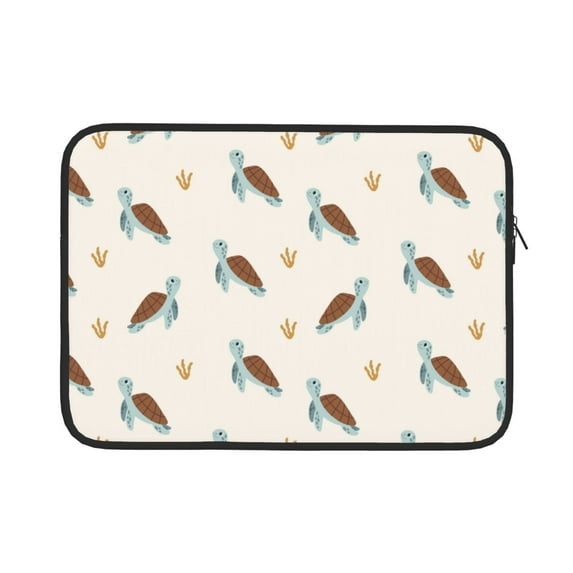 Bingfone Sea Turtle Laptop Sleeve Case 13 inch , 360° Protective Computer Carrying Bag