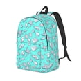 thumbnail image 1 of Bingfone Seashell And Starfish Print Canvas College Laptop Backpack, Large Capacity Lightweight College Bookbag Casual Daypack-Medium, 1 of 5