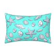 thumbnail image 1 of Bingfone Seashell And Starfish Print Satin Pillowcase for Hair - Standard Size with Zipper Silky & Soft Pillow Covers,20x30 inches, 1 of 8