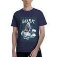 thumbnail image 1 of Bingfone Shark Men'S Loose Fit Short-Sleeve Pocket T-Shirt, 1 of 7