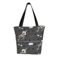 thumbnail image 1 of Bingfone Skeleton Unicorn Women Shoulder Tote Bags Casual Bag Ladies Shopping Handbag, 1 of 7