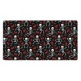 thumbnail image 1 of Bingfone Skeleton With Roses Large Gaming Mouse Pad,Extended Desk Mousepad With Stitched Edges,Non-Slip Base,29.5 X 16 In, 1 of 9