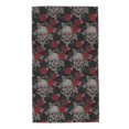 thumbnail image 1 of Bingfone Skull And Red Roses Ultra Absorbent & Soft Hand Towels For Bath, Hand, Face, Gym And Spa-27.5x16in, 1 of 9