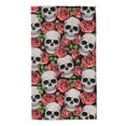 thumbnail image 1 of Bingfone Skull And Roses Ultra Absorbent & Soft Hand Towels For Bath, Hand, Face, Gym And Spa-27.5x16in, 1 of 9