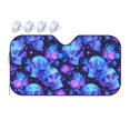 thumbnail image 1 of Bingfone Skull flower star sky Car Windshield Sunshade,Sun Foldable Sun Shield Sun Visor for Car - Small, 1 of 8
