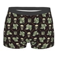 thumbnail image 1 of Bingfone Skulls Gold Chains Dollar Men's Underwear - Casual Stretch Boxer Briefs-X-Large, 1 of 9