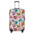 thumbnail image 1 of Bingfone Skulls and Roses Luggage Cover Washable Suitcase Cover Protector Anti-scratch Suitcase cover Fits 18-32 inch Luggage, 1 of 9