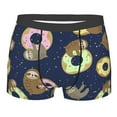 thumbnail image 1 of Bingfone Sloth With Donuts Men'S Underwear - Casual Stretch Boxer Briefs-Small, 1 of 9