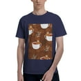 thumbnail image 1 of Bingfone Sloths Need More Coffee Men'S Loose Fit Short-Sleeve Pocket T-Shirt, 1 of 7
