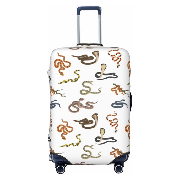 Bingfone Snake Luggage Cover Washable Suitcase Cover Protector Anti-scratch Suitcase cover Fits 18-32 Inch Luggage