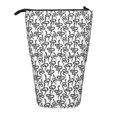 thumbnail image 1 of Bingfone Snake Print Telescopic Pencil Bag Pen Holder Pop Up Stationery Case, Stand-up Retractable Transformer Bag Standing Organizer, 1 of 6