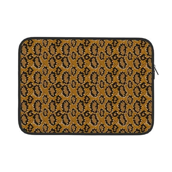 Bingfone Snake Skin Laptop Sleeve Case 13 inch , 360° Protective Computer Carrying Bag