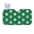 thumbnail image 1 of Bingfone Snowflake Car Windshield Sun Shade Protector Keep Your Vehicle Cool Sun Shield Visor Cover Foldable For Car Truck Suv-Small, 1 of 9