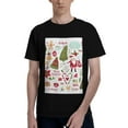 thumbnail image 1 of Bingfone Snowflakes Santa Claus Men'S Loose Fit Short-Sleeve Pocket T-Shirt, 1 of 7