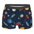 thumbnail image 1 of Bingfone Space Cartoon Men's Underwear - Casual Stretch Boxer Briefs-Large, 1 of 7