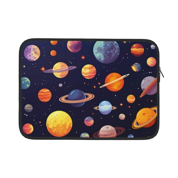Bingfone Space Planet Laptop Sleeve Case 13 inch , 360° Protective Computer Carrying Bag