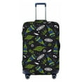 thumbnail image 1 of Bingfone Space Rockets Luggage Cover Washable Suitcase Cover Protector Anti-scratch Suitcase cover Fits 18-32 inch Luggage, 1 of 9